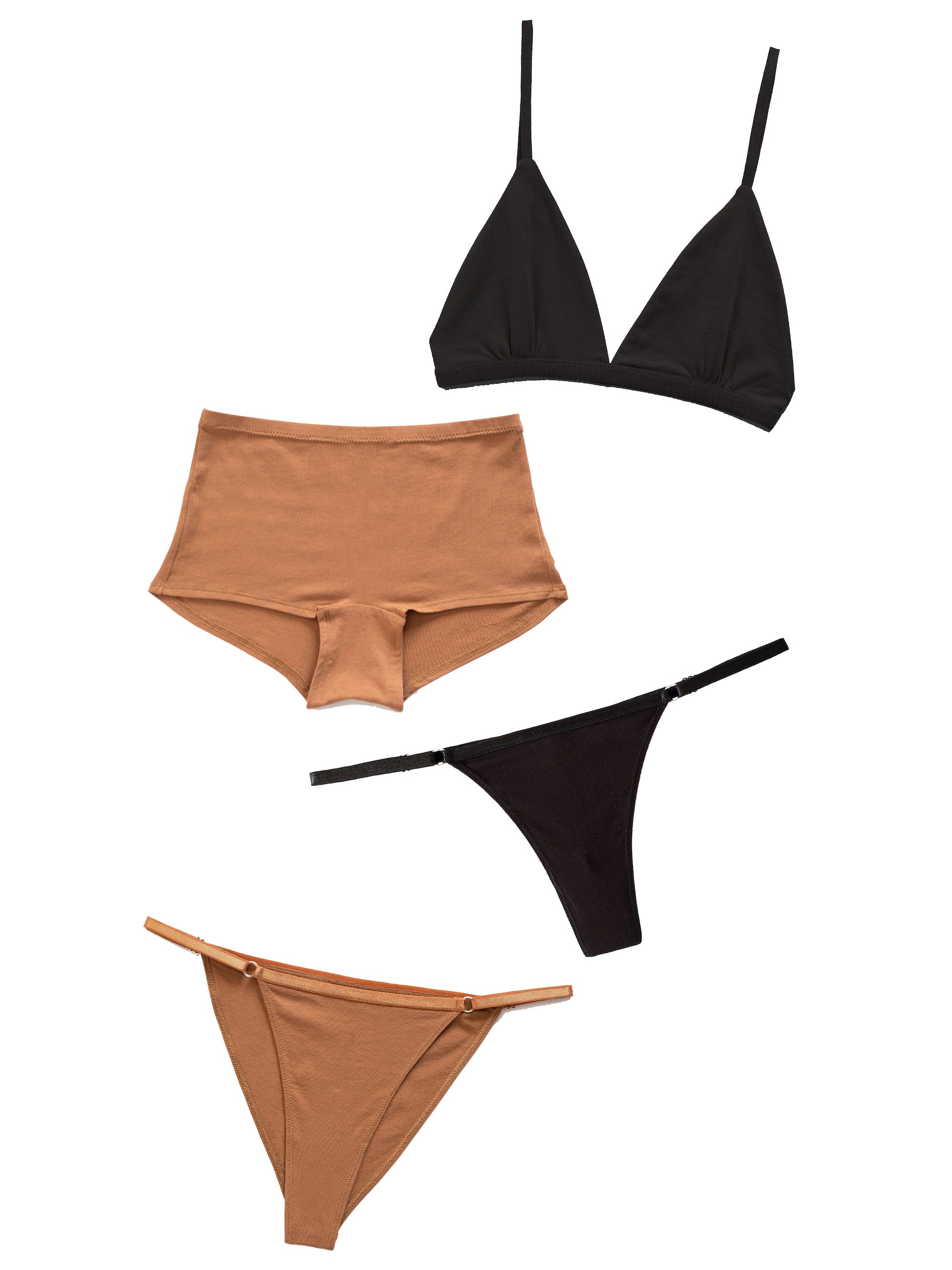 MIXED — Bottoms Up Subscription — 3 Undies + 1 Bralette